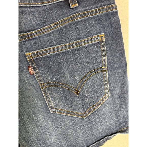 LEVI'S Women 501 Shorts Jeans Size 28,  Button Fly  Beach Denim - Picture 5 of 8